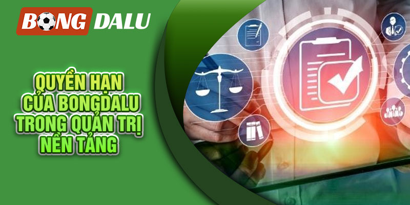 Quyền hạn của Bongdalu trong quản trị nền tảng